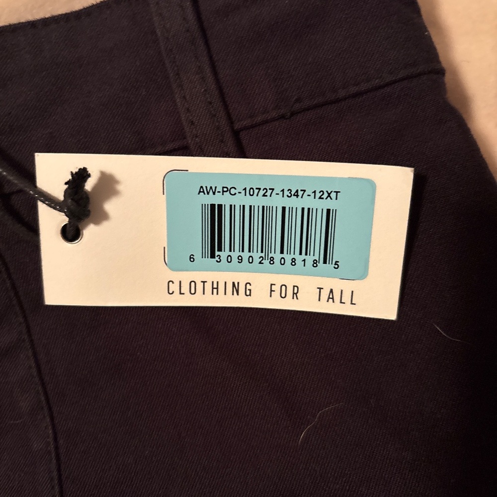 American Tall High-Waisted Carpenter Pocket Pants for Tall Women - Size 12 - Picture 4 of 4